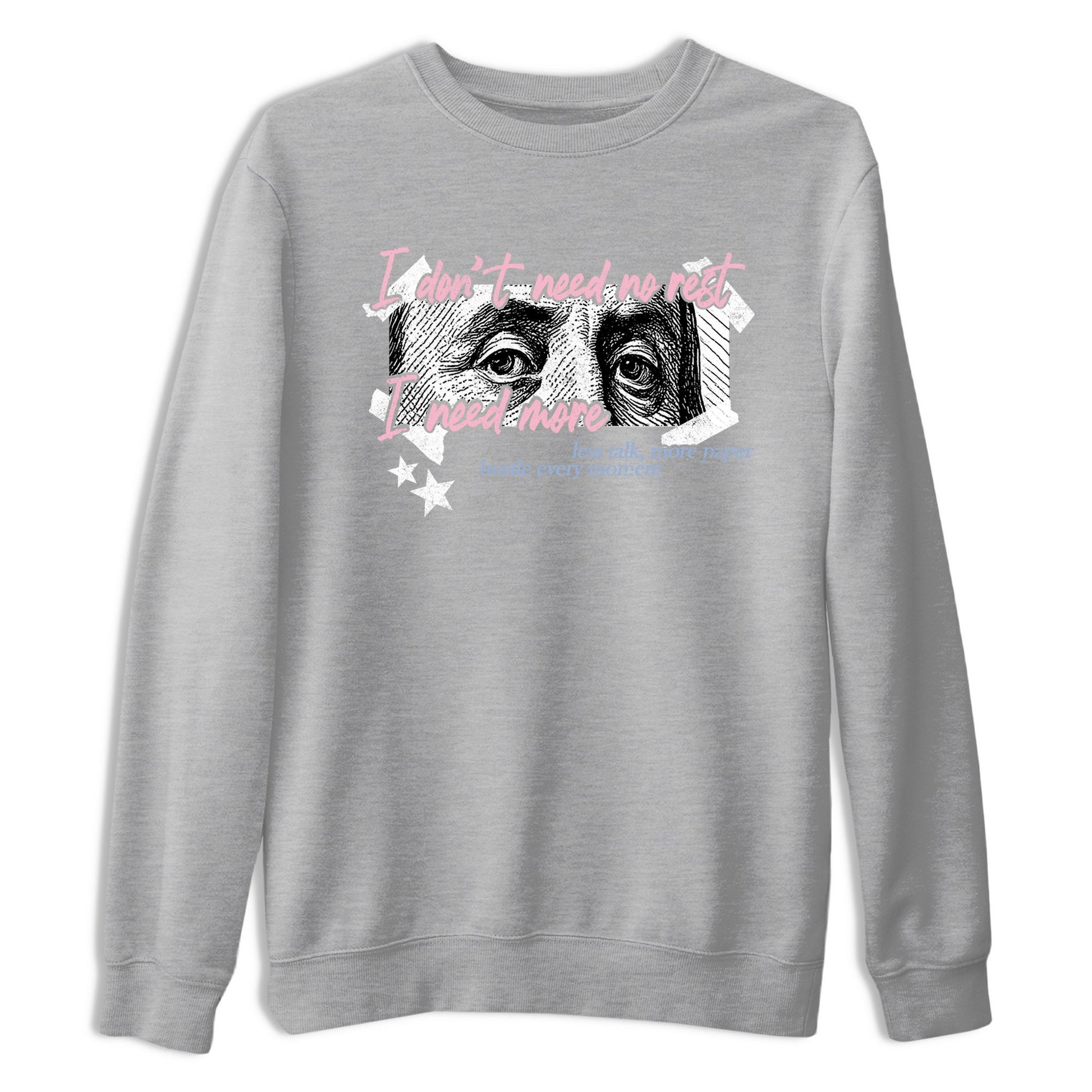 Sneaker match tees – Sneaker Tees To Match Air Jordan 5 35th Anniversary Shoes – I Need More Tee Heather Grey 2