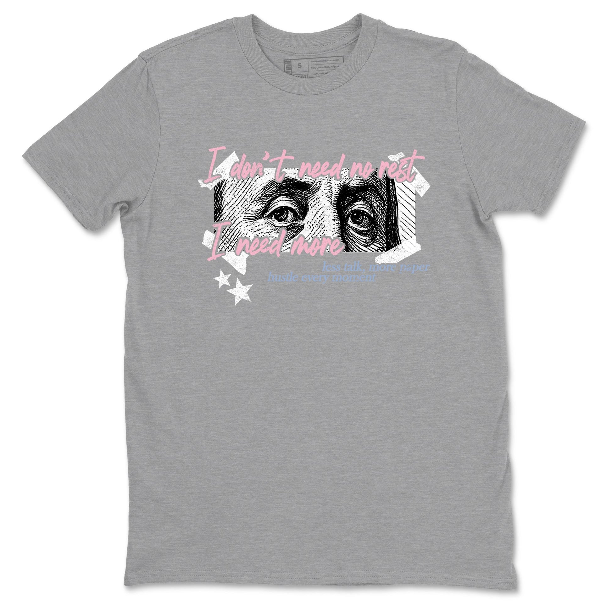 Sneaker match tees – Sneaker Tees To Match Air Jordan 5 35th Anniversary Shoes – I Need More Tee Heather Grey 2
