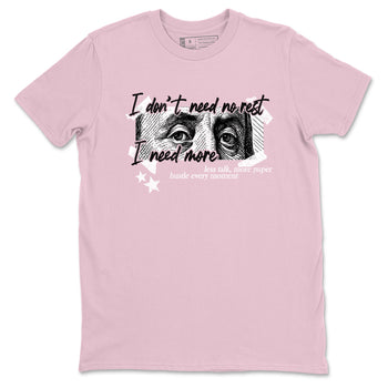 Sneaker match tees – Sneaker Tees To Match Air Jordan 5 35th Anniversary Shoes – I Need More Tee Pink 2