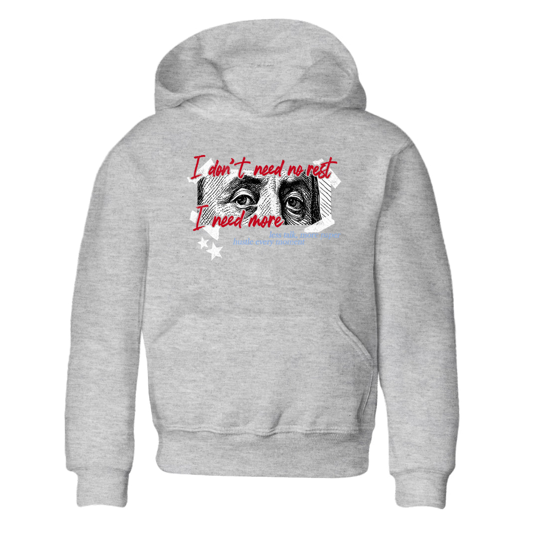 Sneaker match tees – Sneaker Tees To Match Air Jordan 5 Fire Red Shoes – I Need More Kids T-Shirt Heather Grey 2