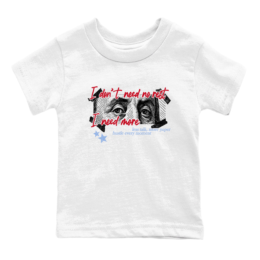 Sneaker match tees – Sneaker Tees To Match Air Jordan 5 Fire Red Shoes – I Need More Kids T-Shirt White 2