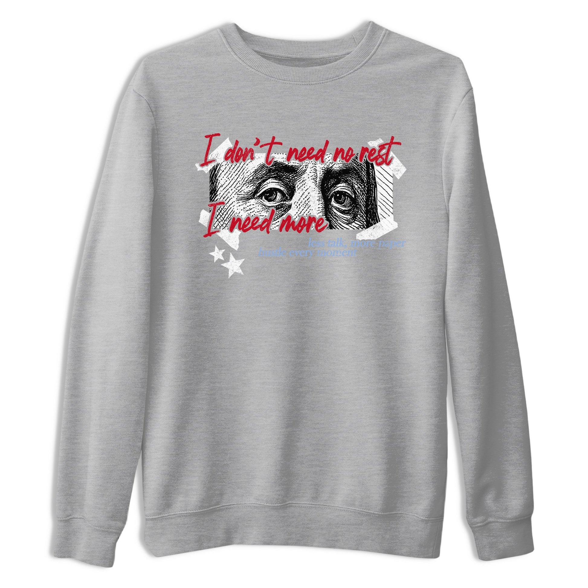 Sneaker match tees – Sneaker Tees To Match Air Jordan 5 Fire Red Shoes – I Need More Tee Heather Grey 2