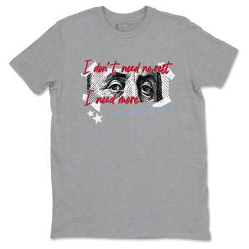 Sneaker match tees – Sneaker Tees To Match Air Jordan 5 Fire Red Shoes – I Need More Tee Heather Grey 2