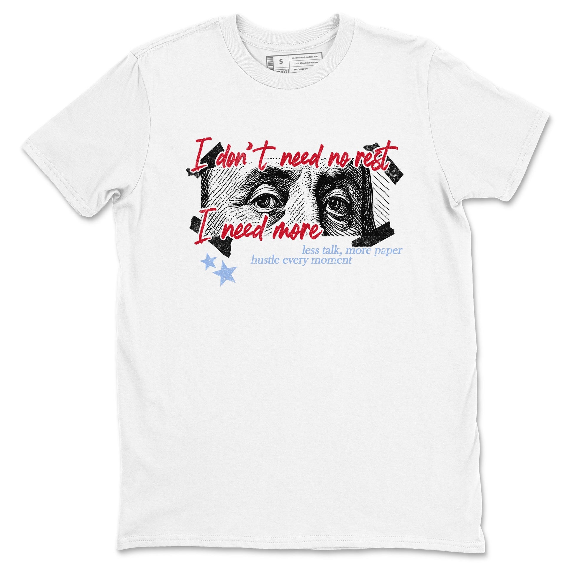 Sneaker match tees – Sneaker Tees To Match Air Jordan 5 Fire Red Shoes – I Need More Tee White 2
