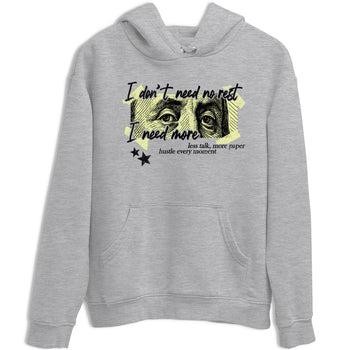 Sneaker match tees – Sneaker Tees To Match Air Jordan 5 Luminous Green Shoes – I Need More Tee Heather Grey 2