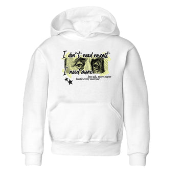 Sneaker match tees – Sneaker Tees To Match Air Jordan 5 Luminous Green Shoes – I Need More Kids T-Shirt White 2