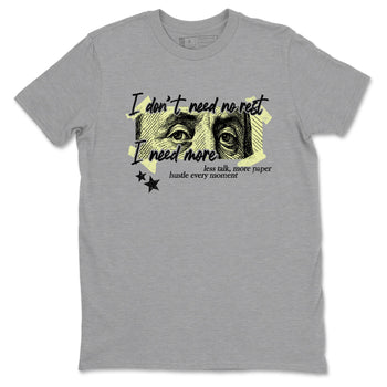 Sneaker match tees – Sneaker Tees To Match Air Jordan 5 Luminous Green Shoes – I Need More Tee Heather Grey 2