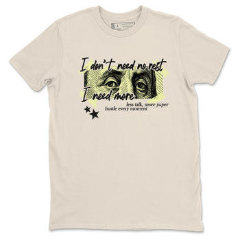 Sneaker match tees – Sneaker Tees To Match Air Jordan 5 Luminous Green Shoes – I Need More Tee Natural 2