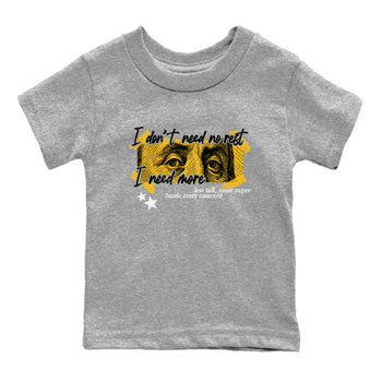 Sneaker match tees – Sneaker Tees To Match Air Jordan 5 Tokyo Shoes – I Need More Kids T-Shirt Heather Grey 2