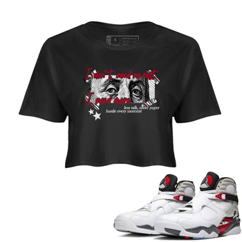 Sneaker match tees – Sneaker Tees To Match Air Jordan 8 Bunny Shoes Air Jordan 8 Bunny White and True Red – I Need More Crop T-Shirt Black 1