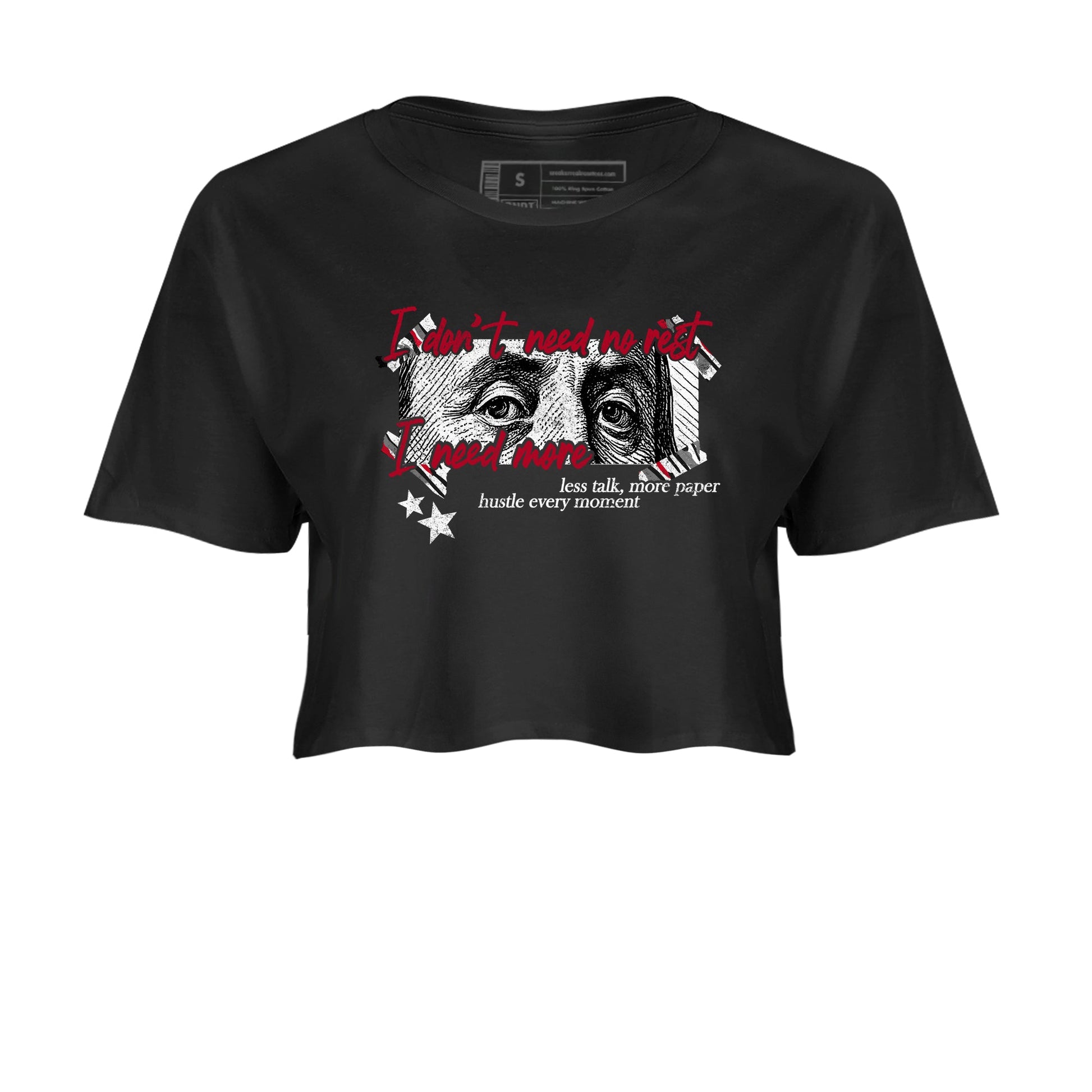 Sneaker match tees – Sneaker Tees To Match Air Jordan 8 Bunny Shoes Air Jordan 8 Bunny White and True Red – I Need More Crop T-Shirt Black 2