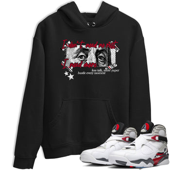 Sneaker match tees – Sneaker Tees To Match Air Jordan 8 Bunny Shoes Air Jordan 8 Bunny White and True Red – I Need More Tee Black 1