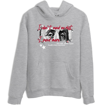 Sneaker match tees – Sneaker Tees To Match Air Jordan 8 Bunny Shoes Air Jordan 8 Bunny White and True Red – I Need More Tee Heather Grey 2