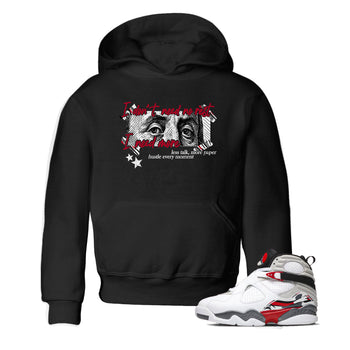 Sneaker match tees – Sneaker Tees To Match Air Jordan 8 Bunny Shoes Air Jordan 8 Bunny White and True Red – I Need More Kids T-Shirt Black 1