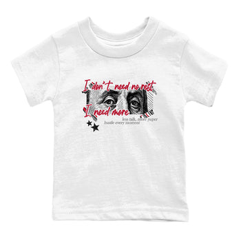 Sneaker match tees – Sneaker Tees To Match Air Jordan 8 Bunny Shoes Air Jordan 8 Bunny White and True Red – I Need More Kids T-Shirt White 2