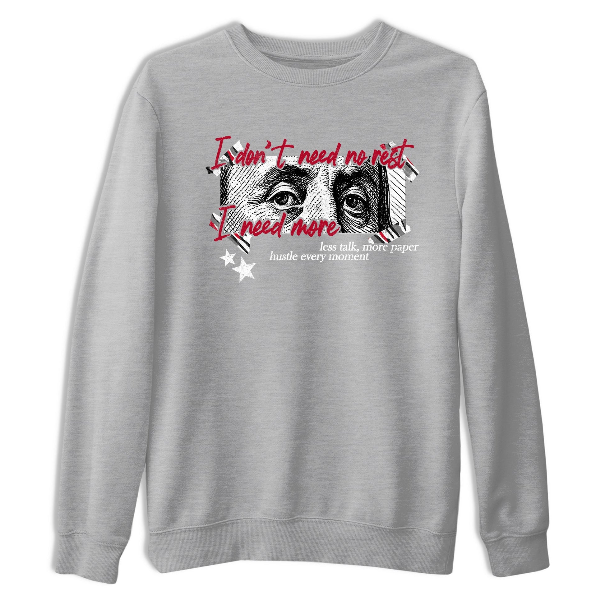 Sneaker match tees – Sneaker Tees To Match Air Jordan 8 Bunny Shoes Air Jordan 8 Bunny White and True Red – I Need More Tee Heather Grey 2