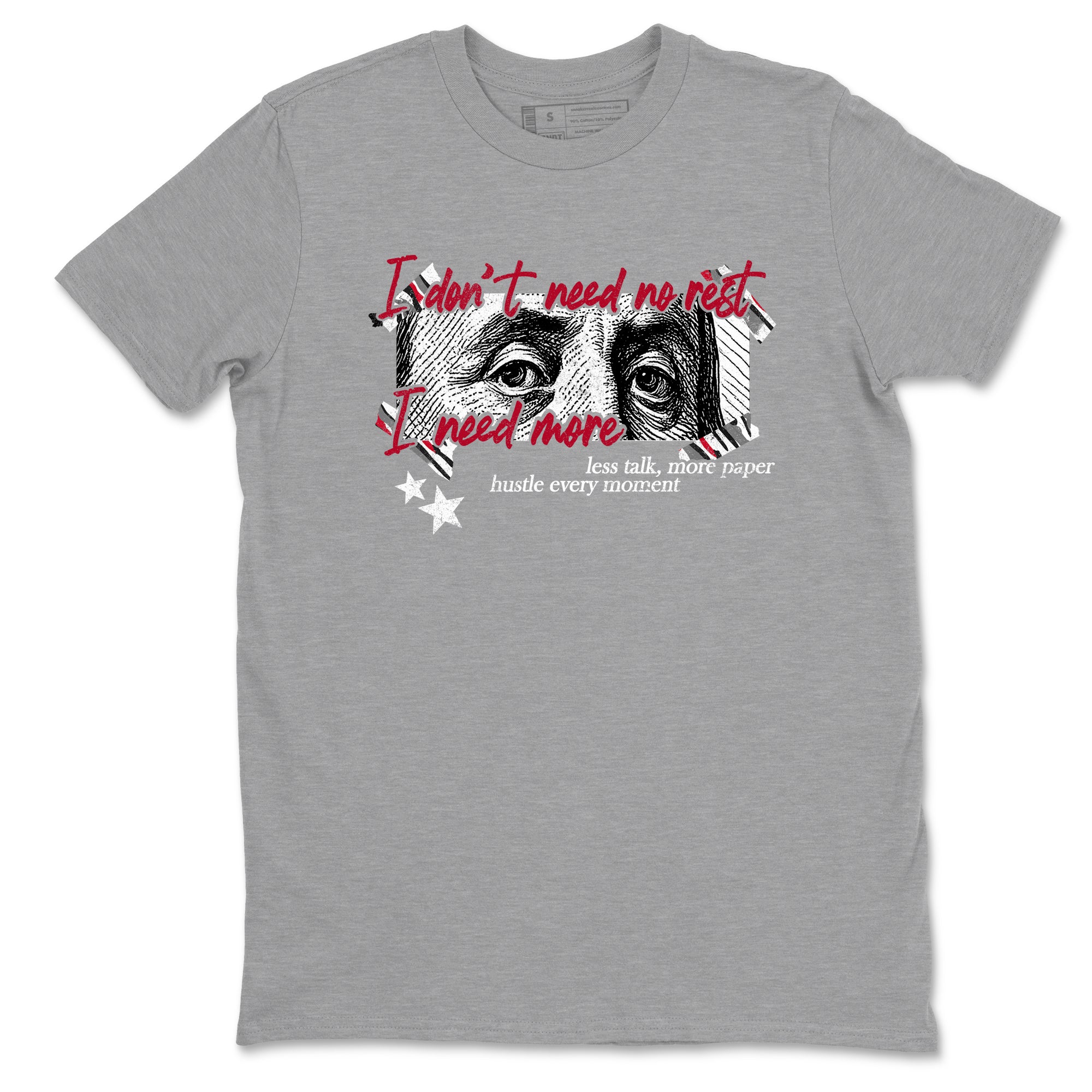 Sneaker match tees – Sneaker Tees To Match Air Jordan 8 Bunny Shoes Air Jordan 8 Bunny White and True Red – I Need More Tee Heather Grey 2