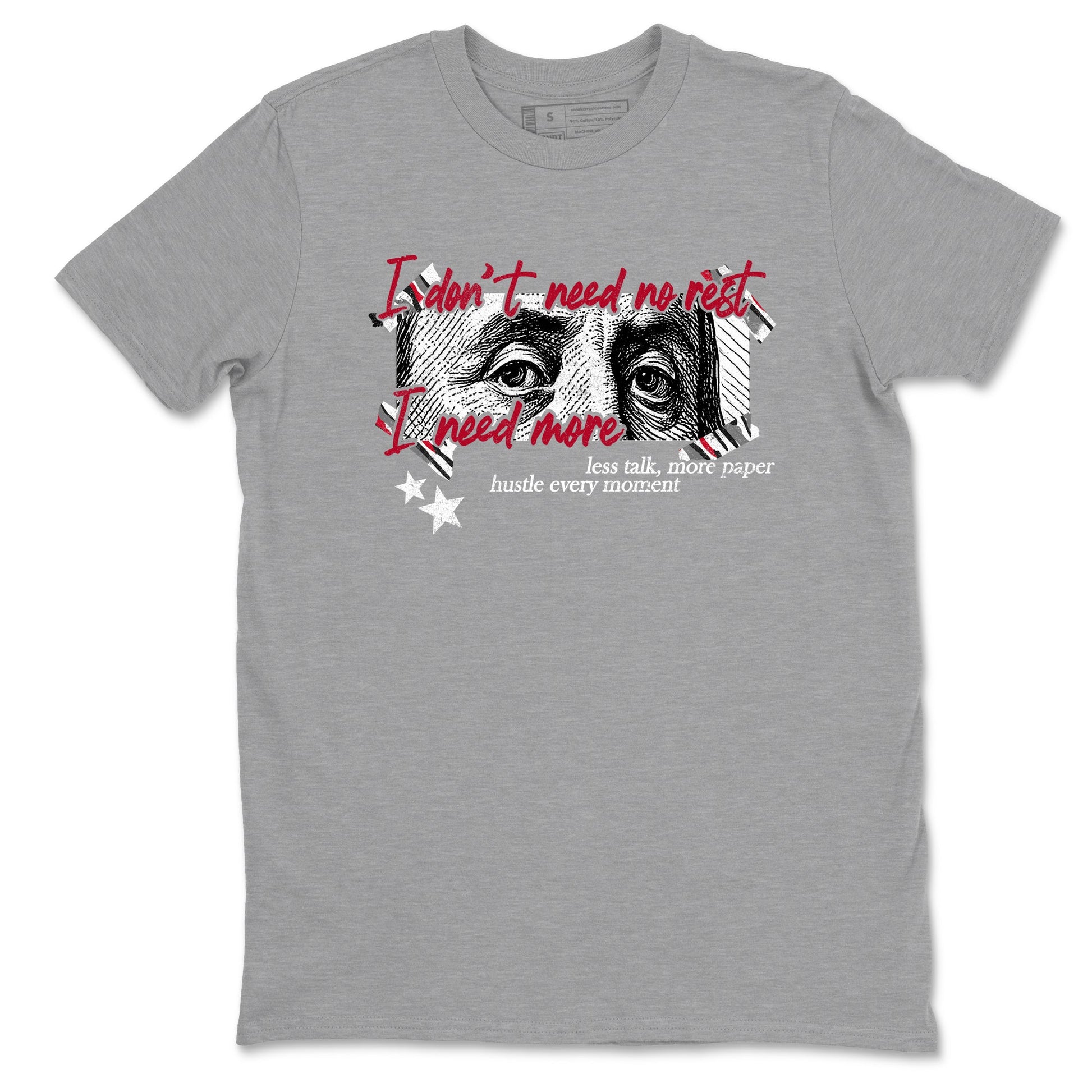 Sneaker match tees – Sneaker Tees To Match Air Jordan 8 Bunny Shoes Air Jordan 8 Bunny White and True Red – I Need More Tee Heather Grey 2