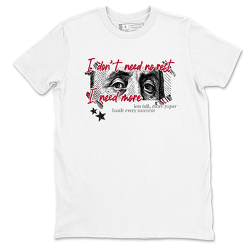 Sneaker match tees – Sneaker Tees To Match Air Jordan 8 Bunny Shoes Air Jordan 8 Bunny White and True Red – I Need More Tee White 2