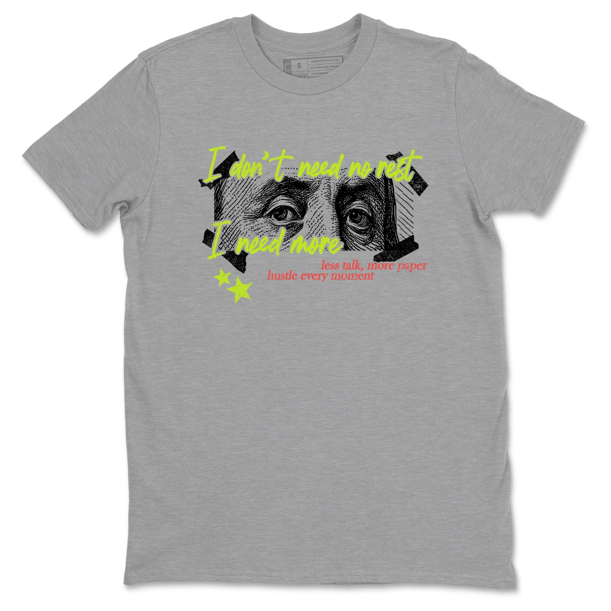 Sneaker Threads – Sneaker Tees To Match Air Max 90 Spruce Aura and Ghost Green – I Need More Graphic Tee Heather Grey 2. Perfect for Jordan releases 2025 colorways.