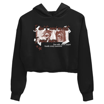 Sneaker match tees – Sneaker Tees To Match Dunk Low Football Shoes – I Need More Crop T-Shirt Black 2