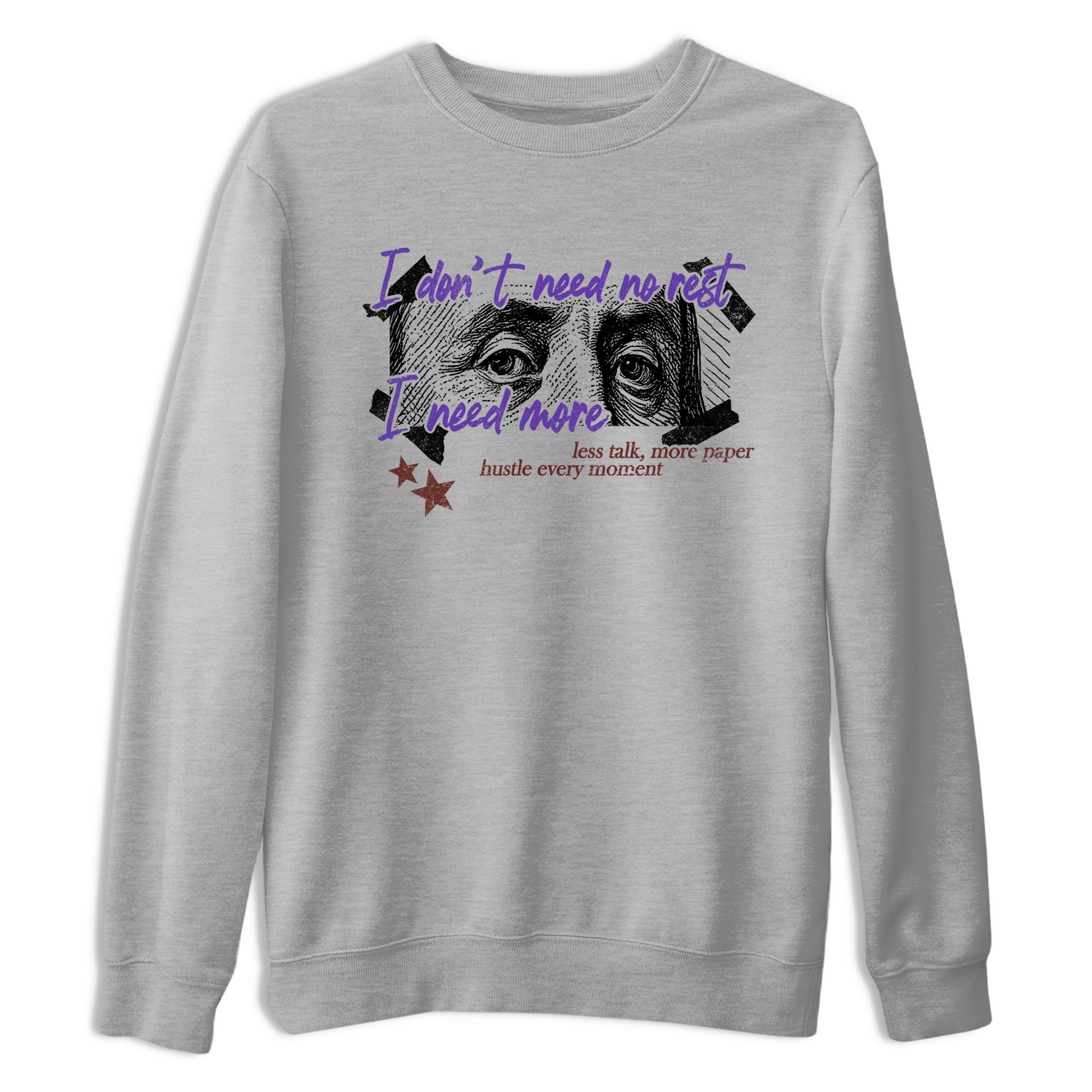 Sneaker match tees – Sneaker Threads To Match Dunk Low Persian Violet Shoes – I Need More Tee Heather Grey 2
