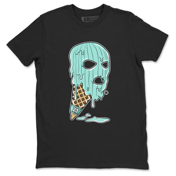 Ice Cream Mask sneaker match t-shirt styled to complete your fit with the Air Jordan 11 Igloo sneakers, shown in Black 2.