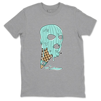Ice Cream Mask sneaker match t-shirt styled to complete your fit with the Air Jordan 11 Igloo sneakers, shown in Heather Grey 2.