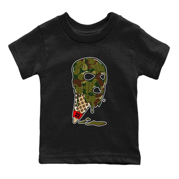 Air Max 90 Reverse Camo shirts to match jordans Ice Cream Mask sneaker match tees Air Max 90 Reverse Duck Camo match shoes to clothes SNRT Sneaker Tees Youth Baby Black 2 tee