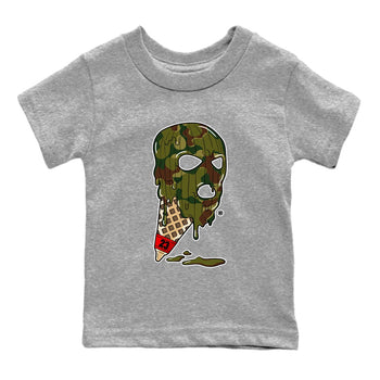 Air Max 90 Reverse Camo shirts to match jordans Ice Cream Mask sneaker match tees Air Max 90 Reverse Duck Camo match shoes to clothes SNRT Sneaker Tees Youth Baby Heather Grey 2 tee