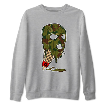 Air Max 90 Reverse Camo shirts to match jordans Ice Cream Mask sneaker match tees Air Max 90 Reverse Duck Camo match shoes to clothes SNRT Sneaker Tees unisex cotton Heather Grey 2 shirts