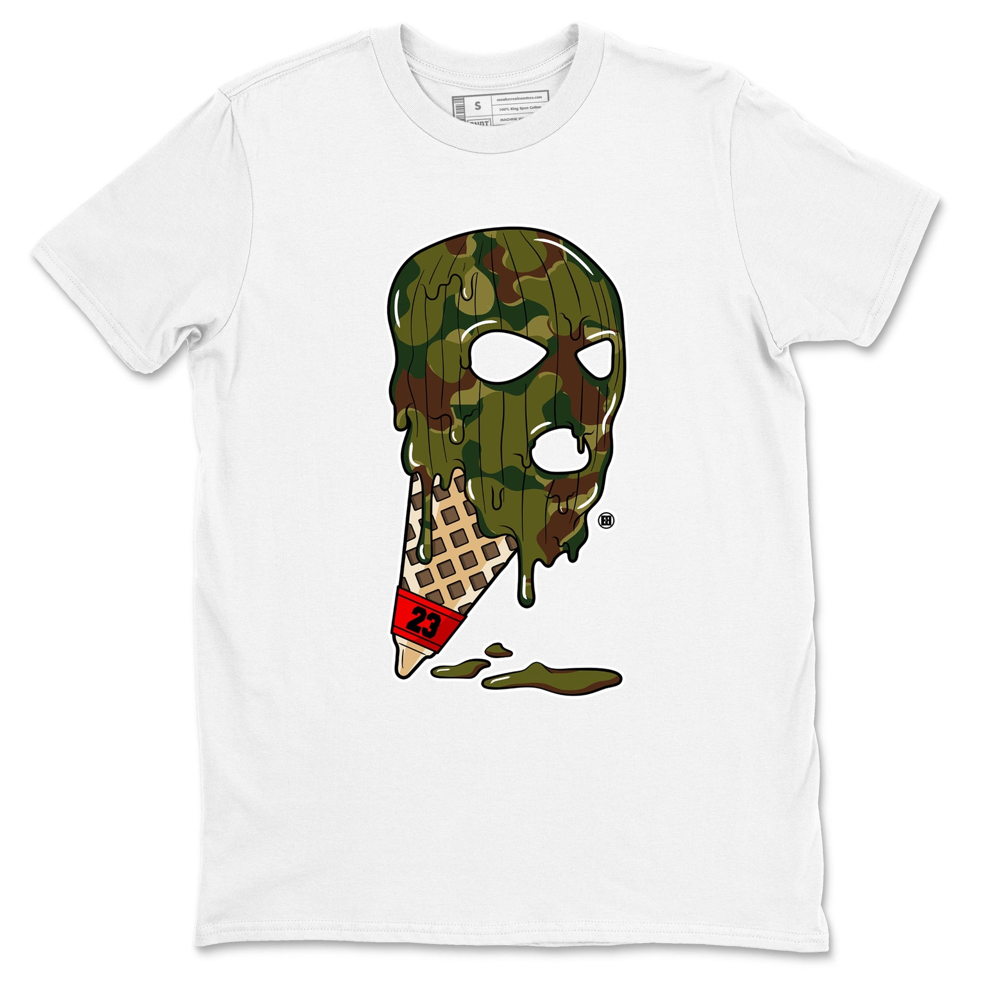 Air Max 90 Reverse Camo shirts to match jordans Ice Cream Mask sneaker match tees Air Max 90 Reverse Duck Camo match shoes to clothes SNRT Sneaker Tees unisex cotton White 2 shirts