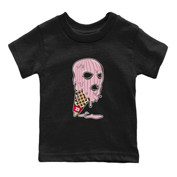 Dunk Cacao Wow And Pink Foam shirts to match jordans Ice Cream Mask sneaker match tees Dunk Cacao Wow And Pink Foam SNRT Sneaker Tees streetwear brand Baby and Youth Black 2 cotton tee