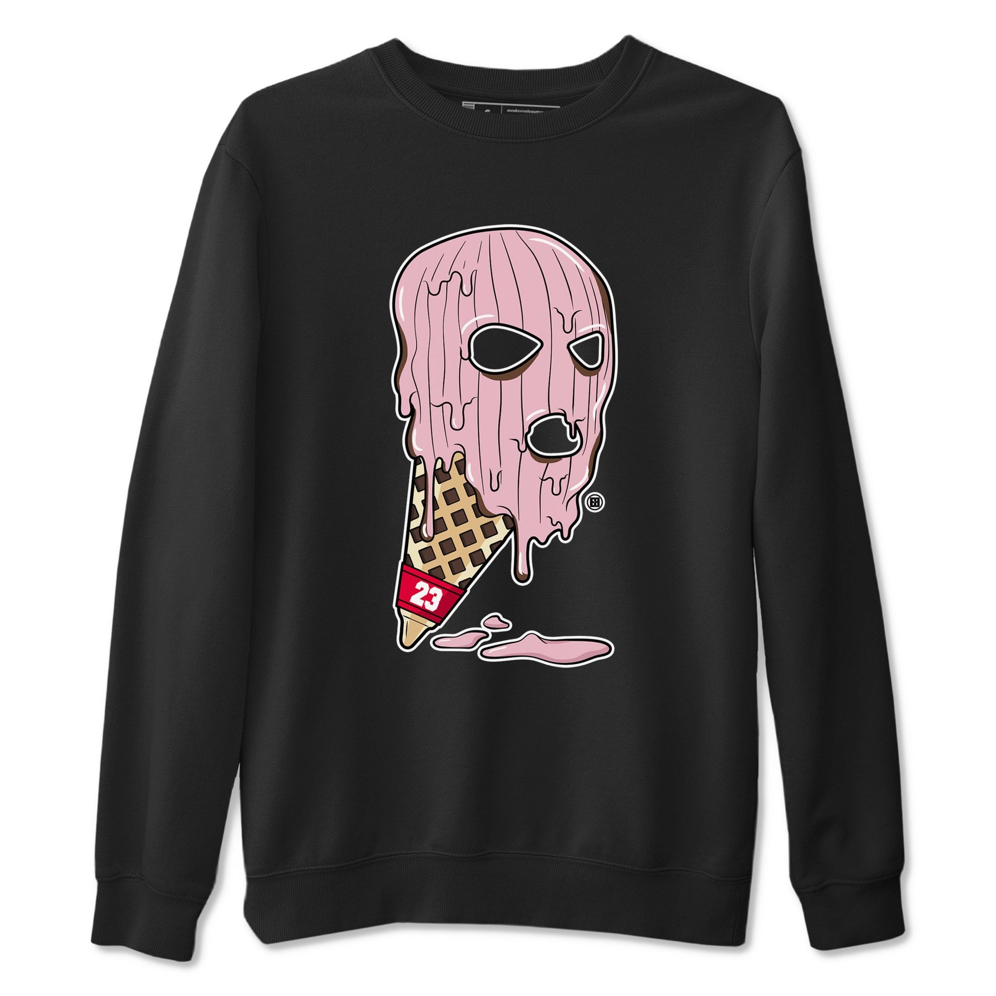 Dunk Cacao Wow And Pink Foam shirts to match jordans Ice Cream Mask sneaker match tees Dunk Cacao Wow And Pink Foam SNRT Sneaker Tees streetwear brand Black 2 unisex cotton tee