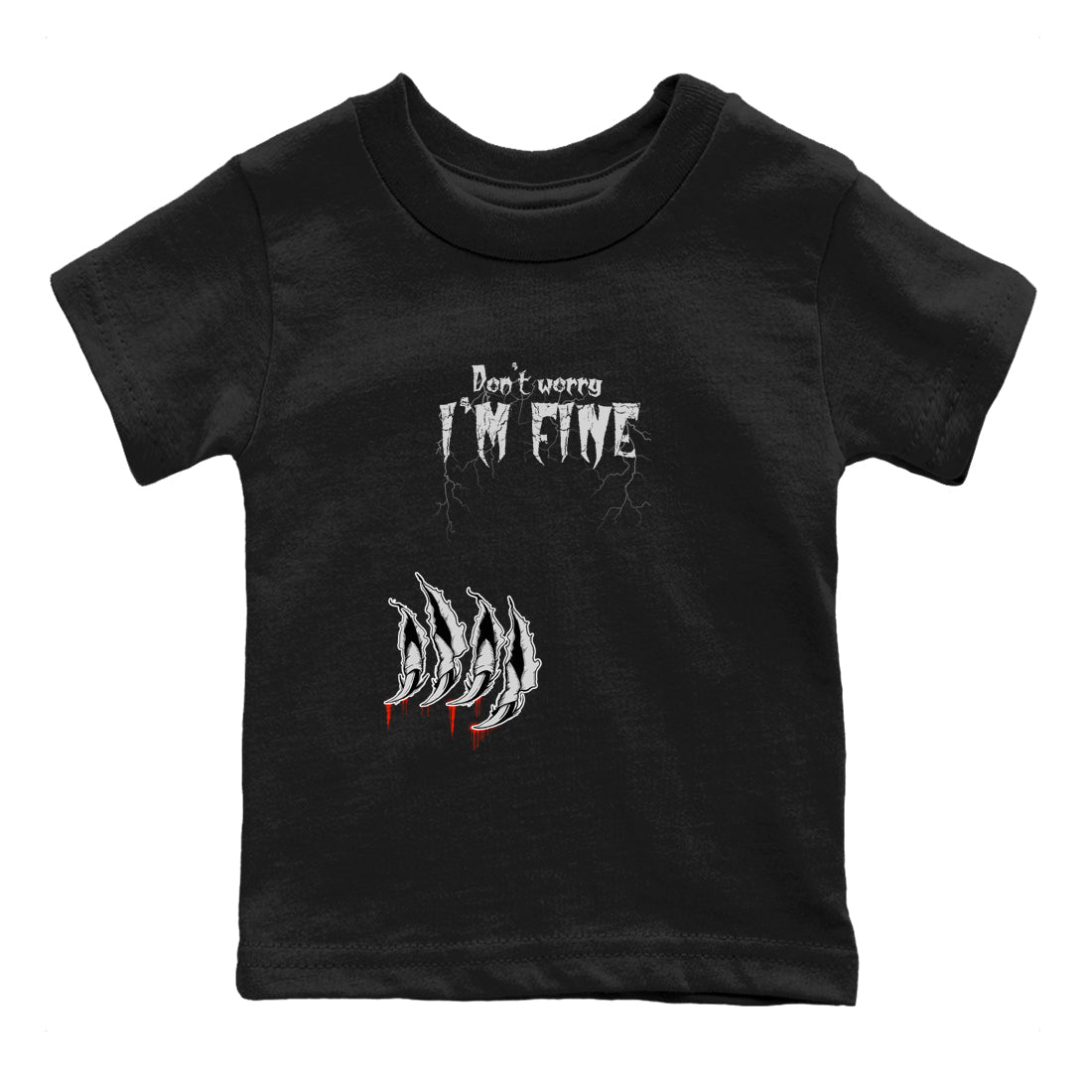 Foams One Jin shirts to match jordans I'm Fine sneaker match tees Air Foamposite One Jin match shoes to clothes SNRT Sneaker Tees Youth Baby Black 2 tee