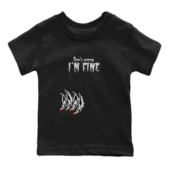 Foams One Jin shirts to match jordans I'm Fine sneaker match tees Air Foamposite One Jin match shoes to clothes SNRT Sneaker Tees Youth Baby Black 2 tee