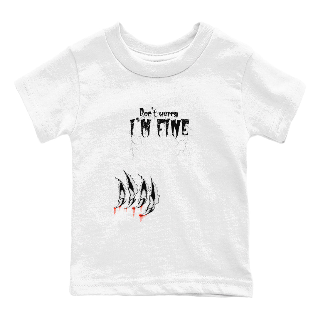 Foams One Jin shirts to match jordans I'm Fine sneaker match tees Air Foamposite One Jin match shoes to clothes SNRT Sneaker Tees Youth Baby White 2 tee