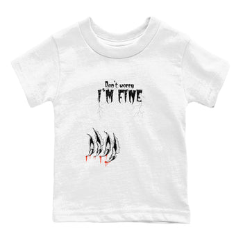 Foams One Jin shirts to match jordans I'm Fine sneaker match tees Air Foamposite One Jin match shoes to clothes SNRT Sneaker Tees Youth Baby White 2 tee