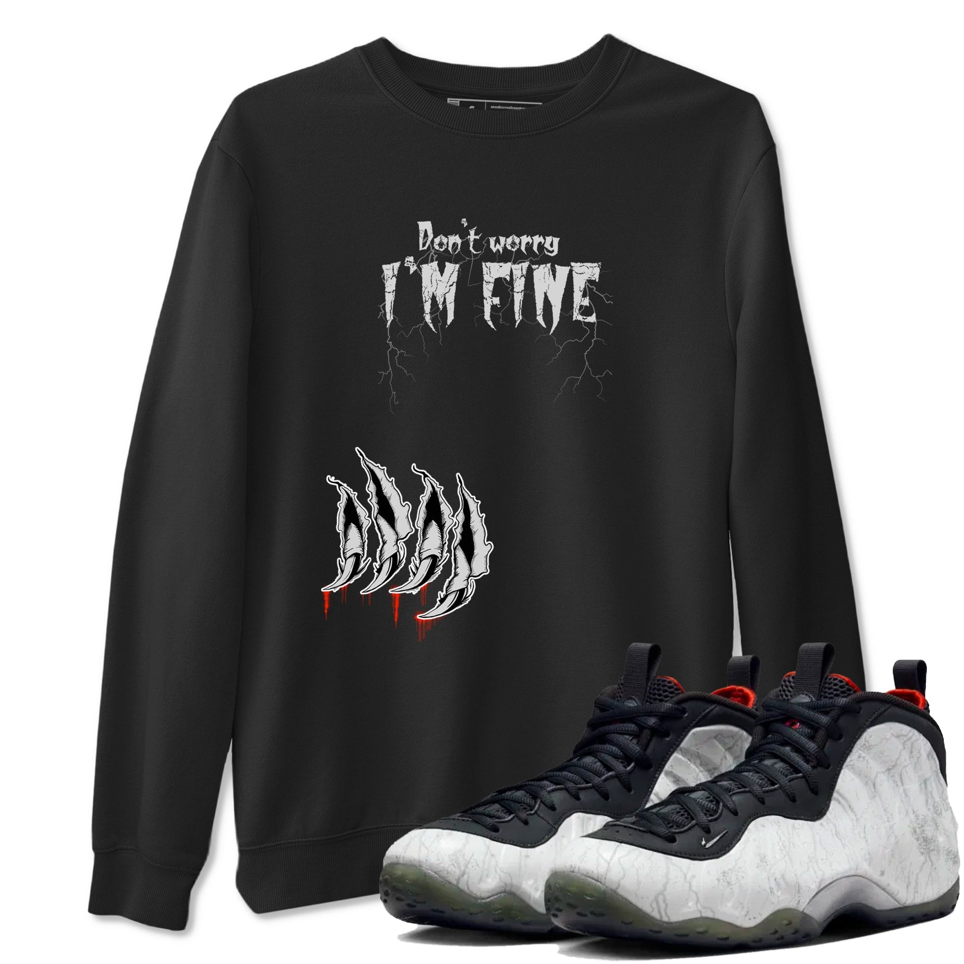 Foams One Jin shirts to match jordans I'm Fine sneaker match tees Air Foamposite One Jin match shoes to clothes SNRT Sneaker Tees unisex cotton Black 1 shirts