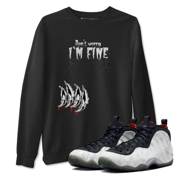 Foams One Jin shirts to match jordans I'm Fine sneaker match tees Air Foamposite One Jin match shoes to clothes SNRT Sneaker Tees unisex cotton Black 1 shirts