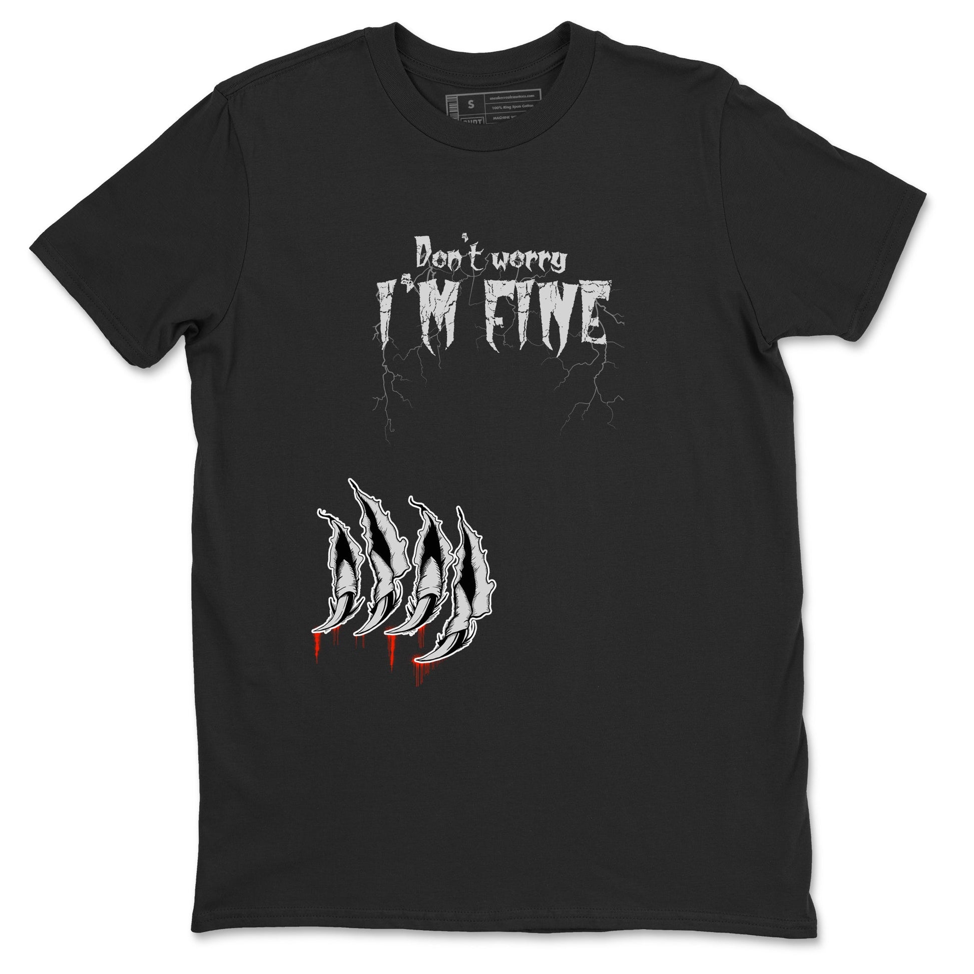 Foams One Jin shirts to match jordans I'm Fine sneaker match tees Air Foamposite One Jin match shoes to clothes SNRT Sneaker Tees unisex cotton Black 2 shirts