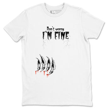 Foams One Jin shirts to match jordans I'm Fine sneaker match tees Air Foamposite One Jin match shoes to clothes SNRT Sneaker Tees unisex cotton White 2 shirts