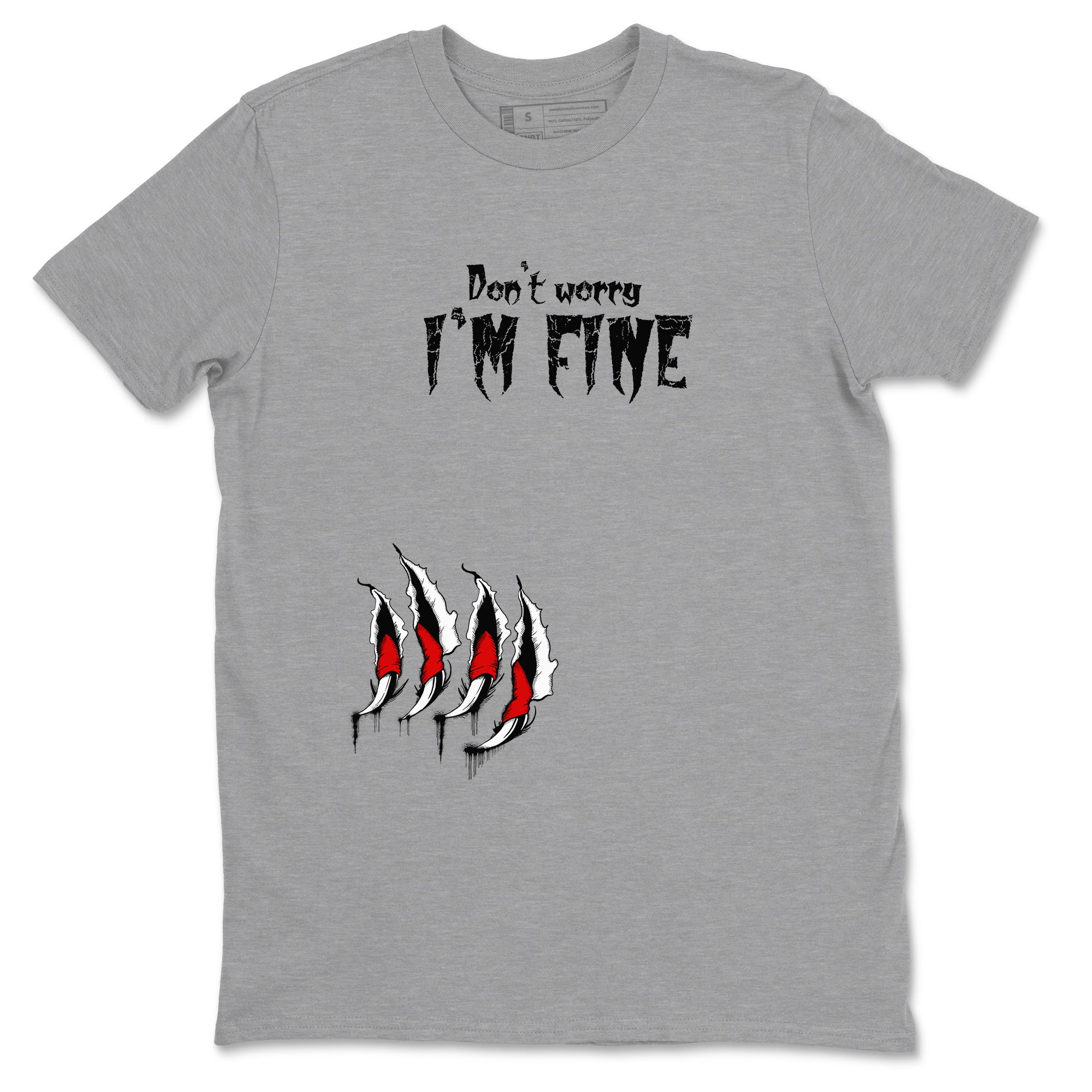 11s Bred Velvet shirts to match jordans I'm Fine unique Halloween sneaker tee Air Jordan 11 Bred Velvet SNRT Sneaker Release Tees unisex cotton Heather Grey 2 crew neck shirts