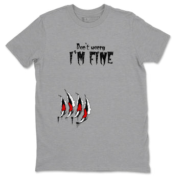 11s Bred Velvet shirts to match jordans I'm Fine unique Halloween sneaker tee Air Jordan 11 Bred Velvet SNRT Sneaker Release Tees unisex cotton Heather Grey 2 crew neck shirts