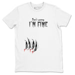 3s Cement Grey shirts to match jordans I'm Fine unique Halloween sneaker tee Air Jordan 3 Cement Grey SNRT Sneaker Release Tees unisex cotton White 2 crew neck shirts