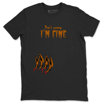 5s Archaeo Brown shirts to match jordans I'm Fine sneaker match tees Air Jordan 5 Archaeo Brown match shoes to clothes SNRT Sneaker Tees unisex cotton Black 2 shirts