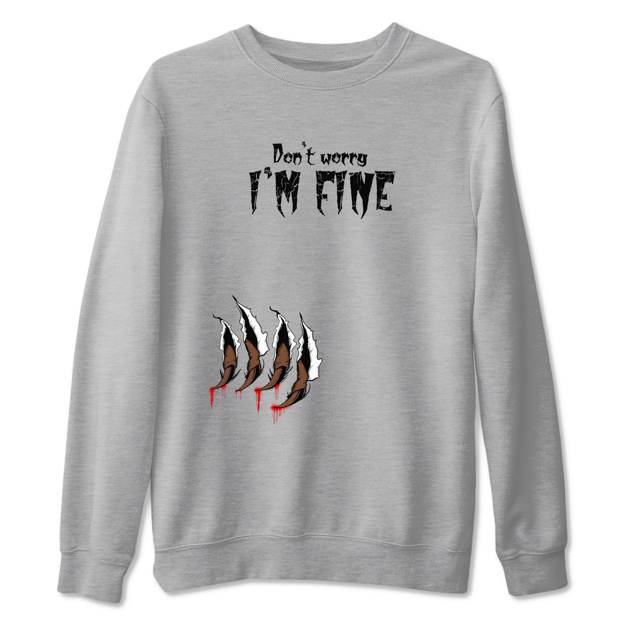 9s Olive shirts to match jordans I'm Fine sneaker match tees Air Jordan 9 Olive match shoes to clothes SNRT Sneaker Tees unisex cotton Heather Grey 2 shirts