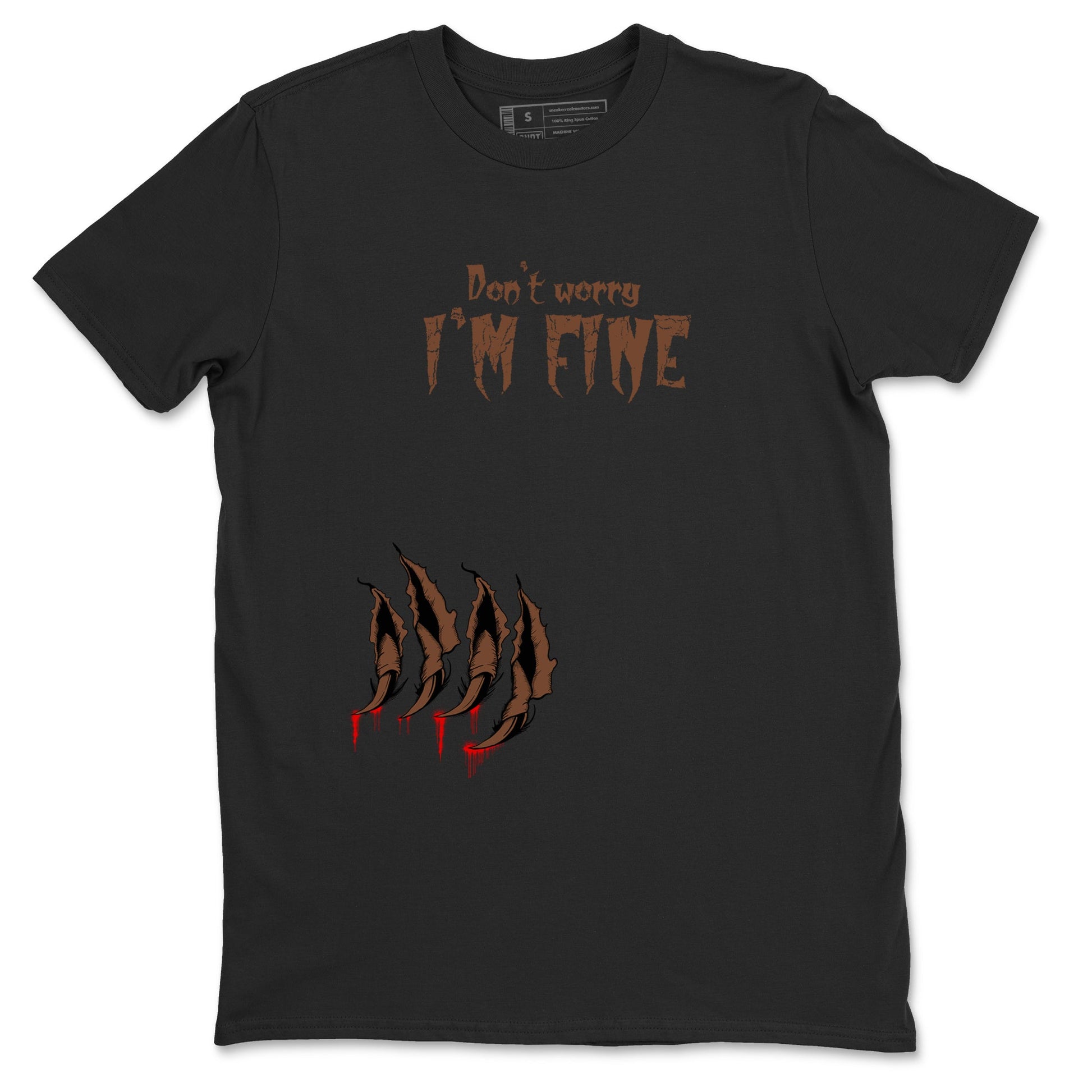 9s Olive shirts to match jordans I'm Fine sneaker match tees Air Jordan 9 Olive match shoes to clothes SNRT Sneaker Tees unisex cotton Black 2 shirts