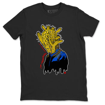 1s Travis Scott Canary shirt to match jordans I'm Untouchable sneaker tees Air Jordan 1 Travis Scott Canary SNRT Sneaker Release Tees unisex cotton Black 2 crew neck shirt