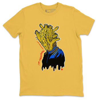 1s Travis Scott Canary shirt to match jordans I'm Untouchable sneaker tees Air Jordan 1 Travis Scott Canary SNRT Sneaker Release Tees unisex cotton Daisy 2 crew neck shirt
